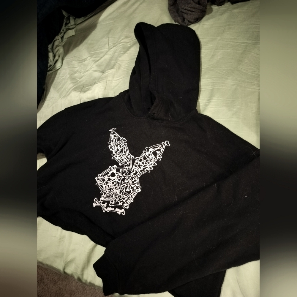 Playboy crop hoodie